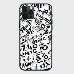 Чехол для iPhone 12 Pro UNDER WHITE, цвет: 3D-черный