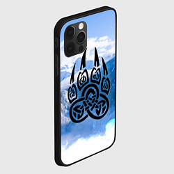 Чехол для iPhone 12 Pro Печать Велеса Волчья лапа, цвет: 3D-черный — фото 2