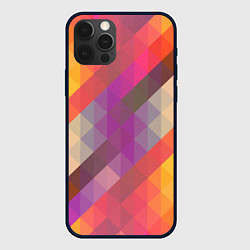 Чехол для iPhone 12 Pro Vivid gradient, цвет: 3D-черный