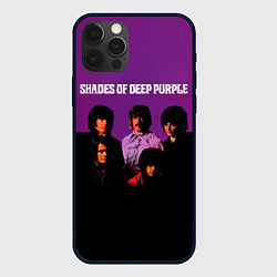 Чехол для iPhone 12 Pro Shades of Deep Purple, цвет: 3D-черный