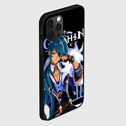 Чехол для iPhone 12 Pro Кэйа Genshin Impact, цвет: 3D-черный — фото 2