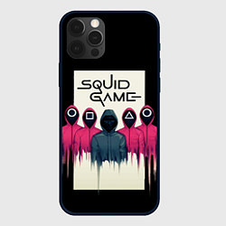 Чехол для iPhone 12 Pro Squid Game: Отряд стражей, цвет: 3D-черный