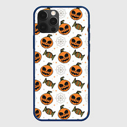 Чехол для iPhone 12 Pro Patern Halloween 26, цвет: 3D-тёмно-синий