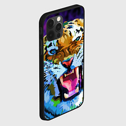 Чехол для iPhone 12 Pro Рычащий Шархан, цвет: 3D-черный — фото 2