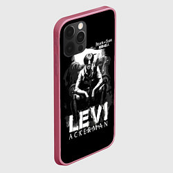 Чехол для iPhone 12 Pro LEVI ACKERMAN Attack on Titan, цвет: 3D-малиновый — фото 2