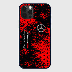 Чехол для iPhone 12 Pro Merсedes, цвет: 3D-черный