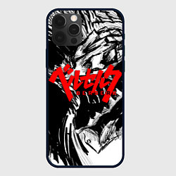 Чехол для iPhone 12 Pro БЕРСЕРК РИСУНОК BERSERK, цвет: 3D-черный