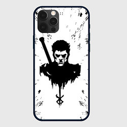 Чехол для iPhone 12 Pro Берсерк Berserk, цвет: 3D-черный