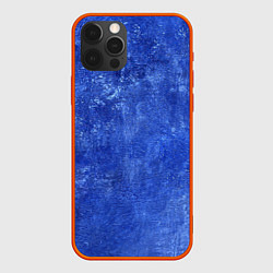 Чехол для iPhone 12 Pro Ночная синева, цвет: 3D-красный