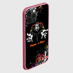 Чехол для iPhone 12 Pro Лого рок групп, цвет: 3D-малиновый — фото 2