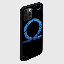 Чехол для iPhone 12 Pro GOD OF WAR LOGO ЭМБЛЕМА РАГНАРЁК, цвет: 3D-черный — фото 2