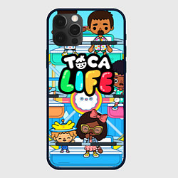 Чехол для iPhone 12 Pro Toca Boca Тока Бока аттракцион, цвет: 3D-черный