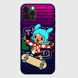 Чехол для iPhone 12 Pro TOCA LIFE WORLD ТОКА ЛАЙФ ВОРЛД РИТА RITA, цвет: 3D-черный