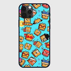 Чехол для iPhone 12 Pro PAPER BAG CAT TOCA BOCA TOCA LIFE WORLD, цвет: 3D-черный