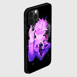 Чехол для iPhone 12 Pro Магическая битва: Сатору Годжо, цвет: 3D-черный — фото 2