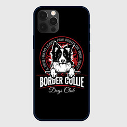 Чехол для iPhone 12 Pro Бордер-Колли Border Collie, цвет: 3D-черный