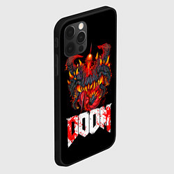 Чехол для iPhone 12 Pro Какодемон Cacodemon Doom, цвет: 3D-черный — фото 2