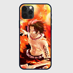 Чехол для iPhone 12 Pro ONE PIECE ASCE HERO, цвет: 3D-черный