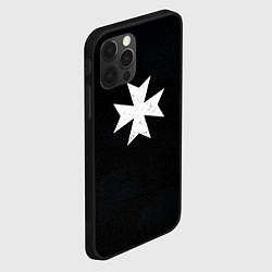 Чехол для iPhone 12 Pro Черные Храмовники раскраска доспеха, цвет: 3D-черный — фото 2