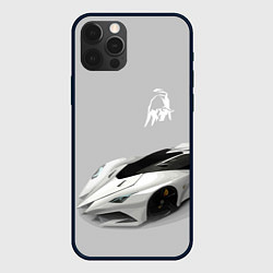 Чехол для iPhone 12 Pro Lamborghini Concept sketch, цвет: 3D-черный
