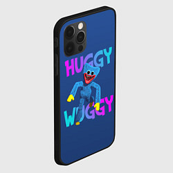 Чехол для iPhone 12 Pro Huggy Wuggy: Зубастый монстр, цвет: 3D-черный — фото 2