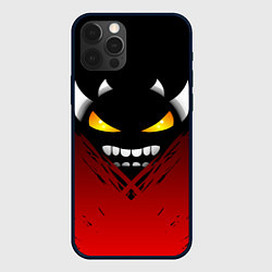 Чехол для iPhone 12 Pro Geometry Dash: Demon Smile, цвет: 3D-черный