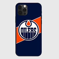 Чехол для iPhone 12 Pro Эдмонтон Ойлерз Edmonton Oilers NHL, цвет: 3D-черный