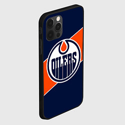 Чехол для iPhone 12 Pro Эдмонтон Ойлерз Edmonton Oilers NHL, цвет: 3D-черный — фото 2