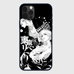 Чехол для iPhone 12 Pro Токийские мстители: Майки и Дракен, цвет: 3D-черный