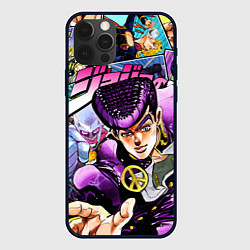 Чехол для iPhone 12 Pro JoJos Bizarre Adventure: Josuke, цвет: 3D-черный