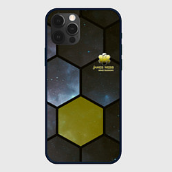 Чехол для iPhone 12 Pro JWST space cell theme, цвет: 3D-черный