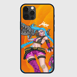 Чехол для iPhone 12 Pro Реактивная Jinx, цвет: 3D-черный