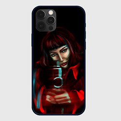 Чехол для iPhone 12 Pro БУМАЖНЫЙ ДОМ ОРУЖИЕ- LA CASA DE PAPEL, цвет: 3D-черный