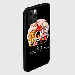 Чехол для iPhone 12 Pro A Day at the Races - Queen, цвет: 3D-черный — фото 2