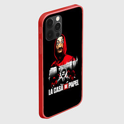 Чехол для iPhone 12 Pro СЕРИАЛ БУМАЖНЫЙ ДОМ LA CASA DE PAPEL, цвет: 3D-красный — фото 2