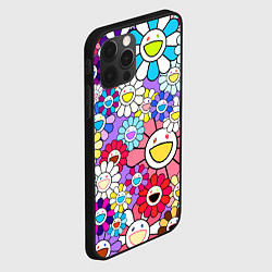 Чехол для iPhone 12 Pro Цветы Takashi Murakami, цвет: 3D-черный — фото 2