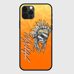 Чехол для iPhone 12 Pro Краснокожий, цвет: 3D-черный