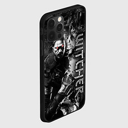 Чехол для iPhone 12 Pro Witcher Ведьмак, цвет: 3D-черный — фото 2