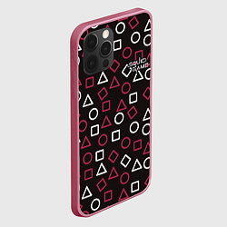 Чехол для iPhone 12 Pro Игра в кальмарa, цвет: 3D-малиновый — фото 2