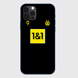 Чехол для iPhone 12 Pro Haaland 9 - Borussia Dortmund, цвет: 3D-черный