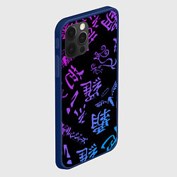 Чехол для iPhone 12 Pro Токийские мстители паттерн градиент, цвет: 3D-тёмно-синий — фото 2