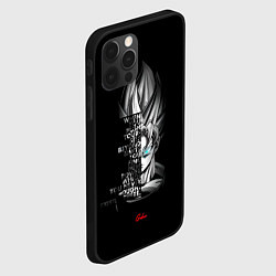 Чехол для iPhone 12 Pro Сон Гоку эпичная надпись - Dragon Ball, цвет: 3D-черный — фото 2