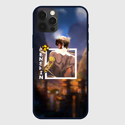 Чехол для iPhone 12 Pro Чжун Ли Zhongli, Genshin Impact, цвет: 3D-черный