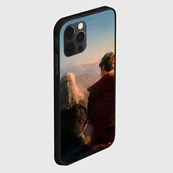 Чехол для iPhone 12 Pro Ведьмак и Лютик, цвет: 3D-черный — фото 2