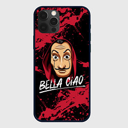 Чехол для iPhone 12 Pro БУМАЖНЫЙ ДОМ LA CASA DE PAPEL BELLA CIAO, цвет: 3D-черный