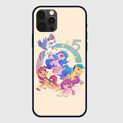 Чехол для iPhone 12 Pro G5 My Little Pony, цвет: 3D-черный