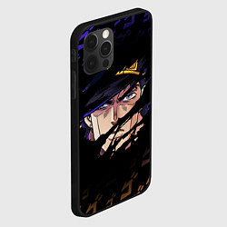 Чехол для iPhone 12 Pro JOJOS BIZARRE ADVENTURE ЛИЦО ГЕРОЯ, цвет: 3D-черный — фото 2