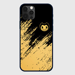 Чехол для iPhone 12 Pro Bendy and the ink machine - Вектор, цвет: 3D-черный