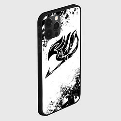 Чехол для iPhone 12 Pro ХВОСТ ФЕИ ЧЁРНЫЙ СИМВОЛ FAIRY TAIL BLACK, цвет: 3D-черный — фото 2