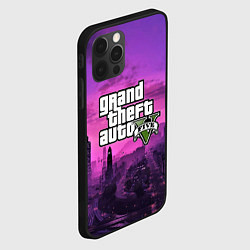 Чехол для iPhone 12 Pro GTA ONLINE 5, цвет: 3D-черный — фото 2